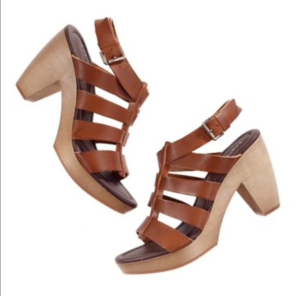 Madewell Shoes - Madewell Sunset Sandal Clog Heel Brown Size 8